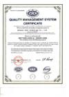 ISO9001:2008 Quality Management System Certificate - Kinghowe Enterprise Co.,Ltd