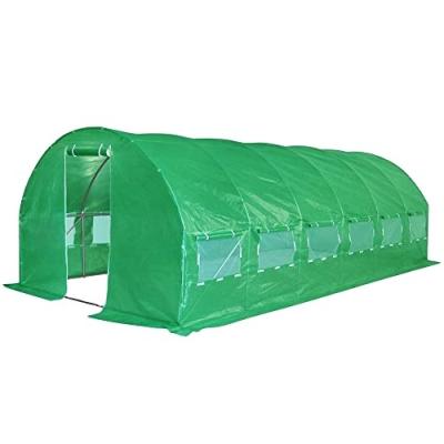 China Brand New Easily Assembled Green Watermelon Greenhouse Polytunnel House With High Quality for sale