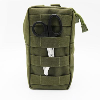 China Green Small Camouflage Survival Tactical Military Bag Military First Aid Medical Emergency Care Kit for sale