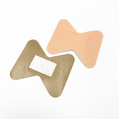 China Wrapped Care Butterfly Shape Fingertip Tape Aids Medical Wrapped Sterile Plaster First Aid Pure Adhesive Tapes Cardboard Care Wrapped OEM ODM TUV for sale