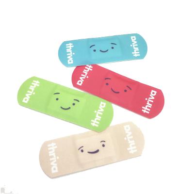 China Protect Wound From Infection Cute Cartoon Medical Plaster Custom Printed Adhesive Tape Aid For Kids for sale