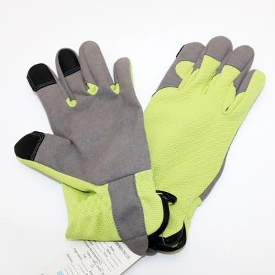 China 2021 New Arrival Fit Hand Protection Work Safety Synthetic Leather Comfortable Mechanics Gloves Gardening Gloves for sale