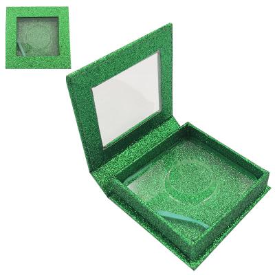 China Natural Multi Colored Long Cheap Eyelash Boxes Square Eyelashes Square Box Packaging for sale