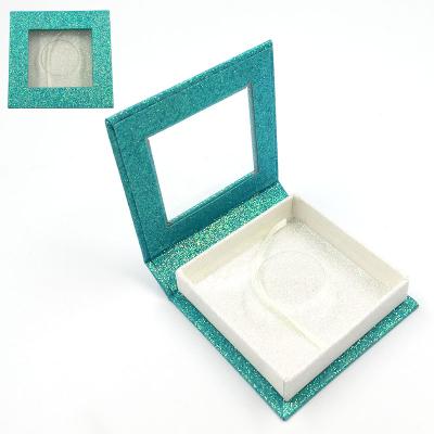 China Products Natural Discounted Long Eyelash Packaging Boxsquare Lash Box Empty Square Paper Eyelash Packaging Box for sale