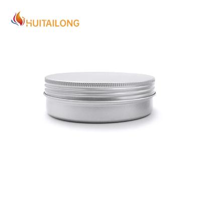 China Large Round Cosmetic Tin 250ml Pet Collar Aluminum Tin Perfume Car Wax Aluminum Tin for sale