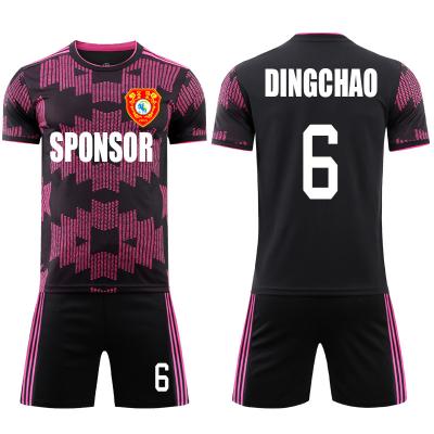 China Wholesale Price Moisture Wicking In Running Mens Soccer Jersey Customizes Sublimation Cheap Soccer Logo Customized Uniform for sale