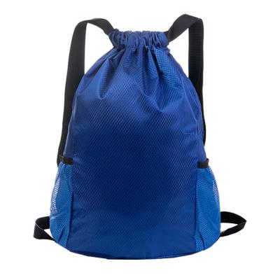 China New Travel Backpack Waterproof Simple Football Backpack Drawstring Beam Drawstring Fitness Sports Large Capacity Basketball Bag for sale