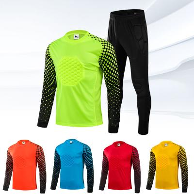 China New Models Comfortable Breathable Quick Dry Soccer Jerseys For Goalie Custom Design Goalkeeper Football Uniform Suit for sale