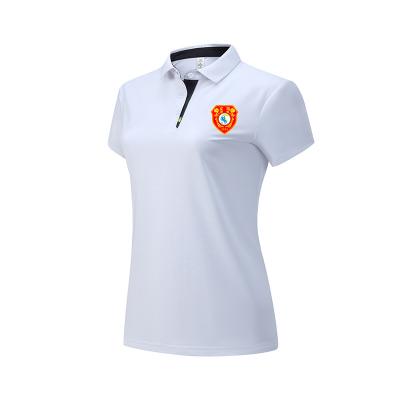 China Breathable short-sleeved quick-drying T-shirt marathon sportswear casual ice-detecting polo shirt can print logo for sale