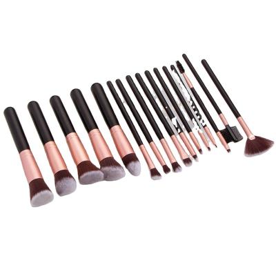 China General 16 Asian Black Makeup Brush Gold Eyeshadow Brush Powder Painting Beauty Makeup Tool GUJHUI for sale