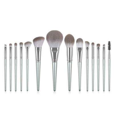 China Synthetic Fiber 14 First-Sight Makeup Brush Set Powder Eyeshadow Gray Base Blush High Gloss Beauty Tools for sale