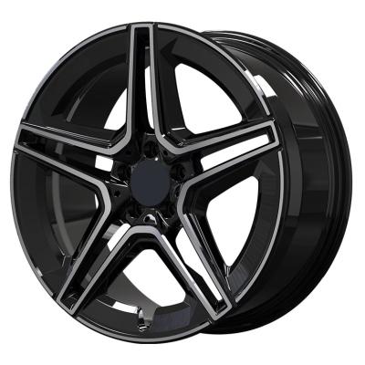 China ALLOY Five Spokes Full Machine Face Forged Passenger Car Aluminum Wheels 5x114.3 5x127 18 19 20 21 22 24 Inch Forged Wheels for sale