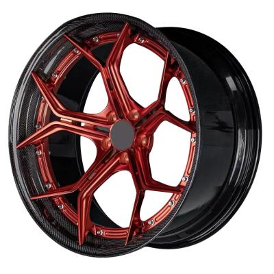 China ALLOY Carbon Fibre Wheel 5x114.3 For Mercedes Benz Forged Alloy Wheels G550 G63 4x4 G350 W463 W461 W460 Rims Volkswagen Golf R32 for sale