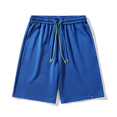 China Anti-Wrinkle Fine Quality Solid Color Mesh Men's Casual Fitness Shorts Workout Running Activewear Men's Cotton Shorts for sale