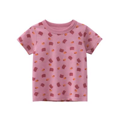 China Wholesale High Quality Cotton 100%COTTON Baby Clothing Soft Boy T-shirt Short Sleeve Custom Design for sale