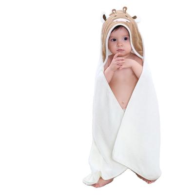 China 100%cotton sustainable baby towel kids towel baby hood bath towel hooded blanket for baby for sale