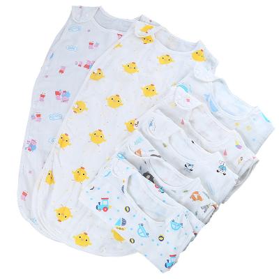 China 100% Portable Antibacterial Blanket Cotton Muslin Cloth Transition Sleeping Bag For Baby Infant Newborn for sale