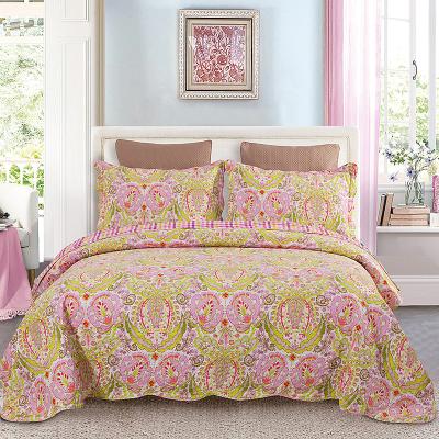 China Wholesale home high quality china flat sheet comforter single quilt with printed costom for sale