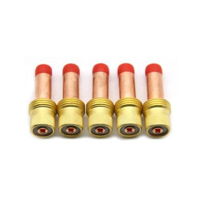 China Copper+Brass Jingyu high quality gas lens copper middle body for cat wp17/18/26 torch accessories for sale