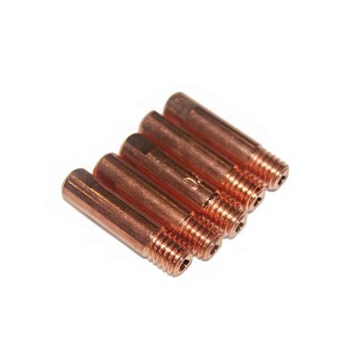 China 15AK Factory Price Jingyu BZL M6 *25 MIG Welding Copper Accessories Contact Tip For MB15ak Welding Torch for sale