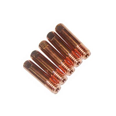 China High quality 15AK Jingyu BZL copper M6*25 MIG welding accessories contact tip for mb15ak welding torch for sale