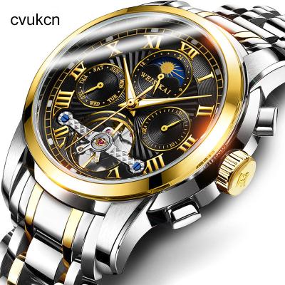 China Luxury men  watch Fashion Stainless Steel Band Quartz Watch Men mechanical watches for sale