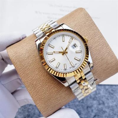 China Top Quality Brand Watches Luxury 36mm Dial Mens Womens Calendar Watch Steel Band Sports Gift Wristwatch for sale