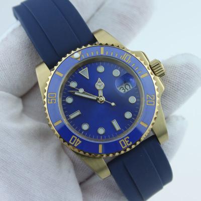 Chine Luxury 41mm Men Automatic Watch Rubber Strap 904L Luminous Waterproof Stainless Steel Fashion 1:1 Design Watch à vendre