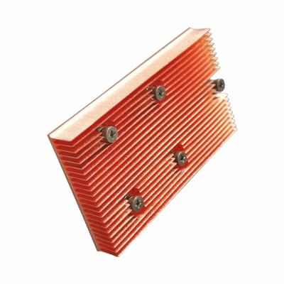 China Cheapest Heatsink Factory Price Anodized Extruded Aluminum Square Heatsink For Thermoelectric Cooler for sale