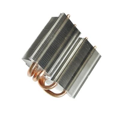 China Radiator Skived Copper Radiator Aluminum Profile Radiator For Thermoelectric Cooler for sale