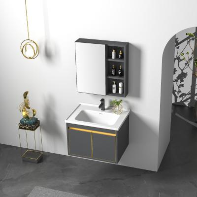 China Modern High Quality Bathroom Furniture Wall Hang Bathroom Make Up Vanity Bedroom Furniture for sale