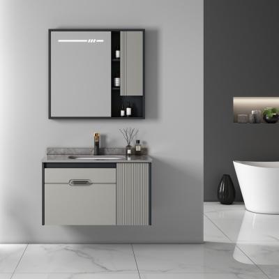 China New Style Bathroom Cabinet Set Wall Mounted Bathroom Vanity Furniture Modern Vanity Cabinets for sale