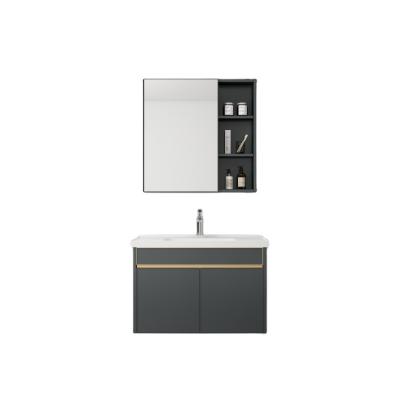 China Modern High Quality Bathroom Furniture Wall Hang Bathroom Make Up Vanity Bedroom Furniture Stainless Steel for sale