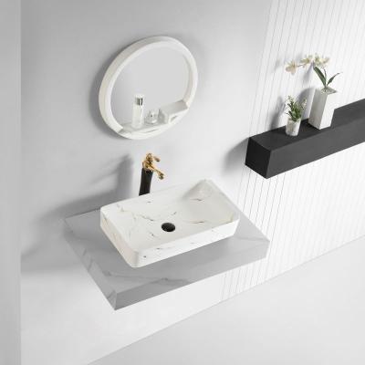 China Modern Design Hotel Sink Porcelain Countertops Art Basin Vessel Sink Countertop Hand Basin Hand Basin for sale