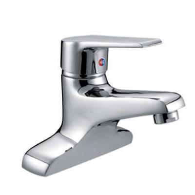 China Hot Sale Metered Faucets Bathroom Deck Mounted Hot and Cold Water Dual Control Faucet Mixer Tap for sale