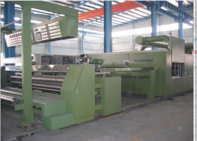 China Horizontal Rail Stenter Machine Textile Finishing Machine Exit Type Plaiting / Batching for sale