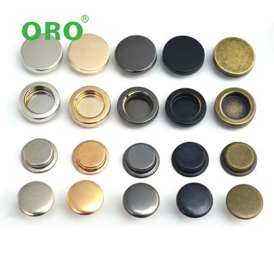 China Factory Custom Black Silver Gold Press Stud Metal Snap Brass Zinc Alloy Snap Button Nickel Free For Coat Clothes for sale