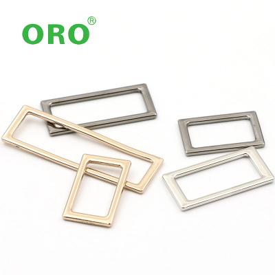 China Nickel Free Square Shape Bags Hardware Accessories Metal Wire Clasp For Bags for sale