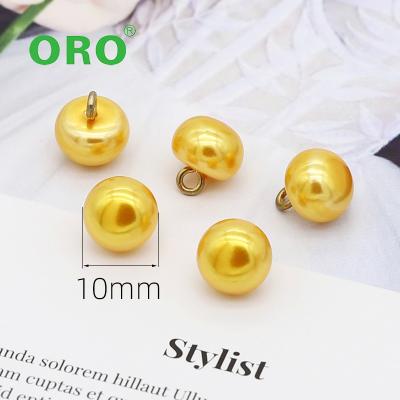 China Nickel Free Costume Decoration Shirt DIY Garment Accessories ABS Bead Sewing Leg Button for sale