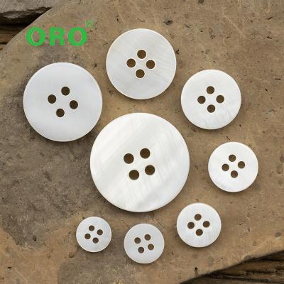 China Other Natural Shell Buttons Round Shirt Buttons For Shirt Pearl Shell Button for sale