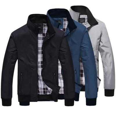 China Waterproof Jacket Male Winter 2021 Fashion Stand Collar Business Solid Anorak Jackets Thick Coats Man Clothing for sale