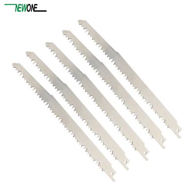 China NEWONE Stainless Steel Exchange Saw Blades 240mm 9 Teeth 1/2 Inch 5TPI Large 1pc Stainless Steel Saber Saw Blades For Meat Bone Cutting for sale