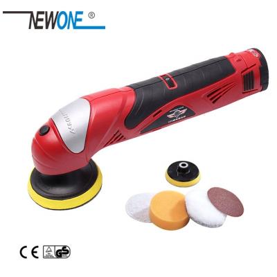 China HEPHAESTUS 12V 5 Level Cordless Car Polisher Drill Speed ​​Adjustable Polishing Machine Universal Use In Automotive With Pad And Sponges Gently for sale