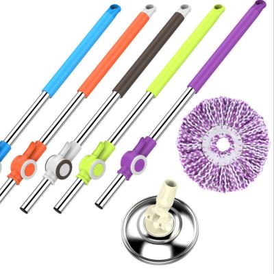 China Best Selling Viable 360 ​​Rotation Magic Broom Magic Handle Stainless Steel Telescopic Magic Broom Stick for sale