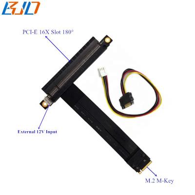 China Desktop NGFF M.2 Key-M To PCI Express PCI-E 3.0 16X Riser Card Extension Cable 0.1M~1M In Stock for sale