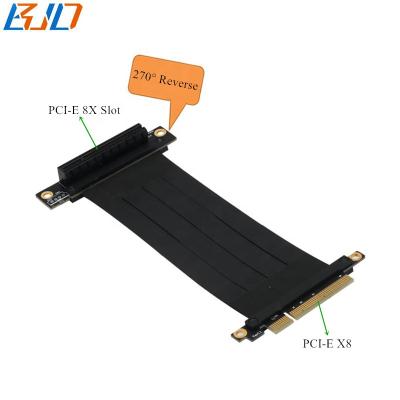 China 100% PCI Express Full Speed ​​PCI-E 3.0 8X Flexible X8 270 Extension Cable 10 Degree | 100cm in stock for sale