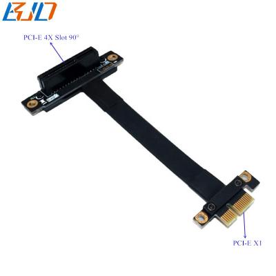 China Computer Accessories PCI Express 90 Degree PCI-E 3.0 4x To 1x Riser Card Flexible Extension Cable 10CM 20CM 30CM 40CM 50CM 60CM 80CM 100CM for sale