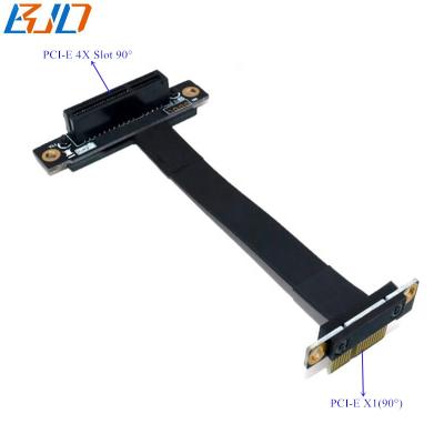 China Computer Accessories PCI Express PCI-E PCIe 3.0 4X To 1X Adapter Riser Card Converter Extension Cable 0.1M 0.2M 0.3M 0.4M 1M 90 Degree In Stock for sale