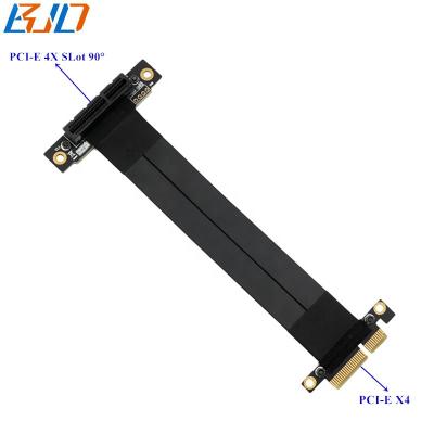 China 1U 2U Case PCI Express PCI-E 3.0 4X to Flexible Adapter 4X Riser Extension Cable 90 Degree 0.1M 0.2M 0.3M 0.4M 0.5M 0.6M 0.7M 0.8M 0.9M 1M for sale