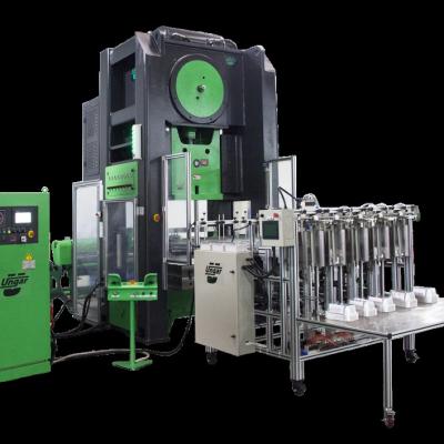 China 80T EU Standard Aluminium Foil Container Machine 2500x1300x3800mm for sale